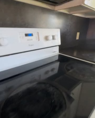 Sparkling clean kitchen stovetop